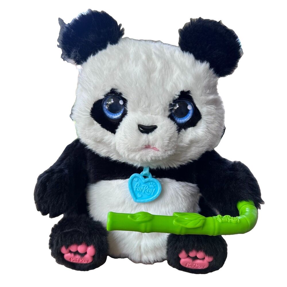 FurReal Coco Tumbling Panda 10.5” Interactive Plush Tested Works No Bottle